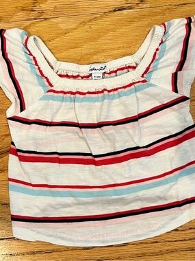 Splendid Baby Girls Striped Off-Shoulder Top